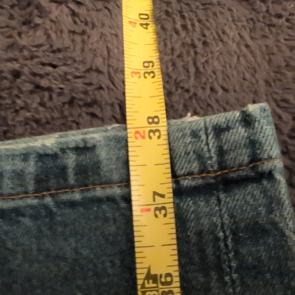Frame| Blue Denim Slender Straight Jeans With Pockets Cotton Blend - Picture 7 of 14